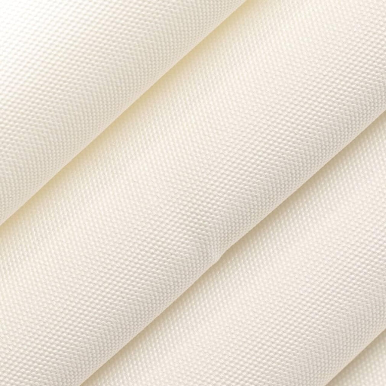 White Stain Resistant Performance Pet Friendly Canvas Upholstery Fabric by The Yard - SKU: Clarkson Powder